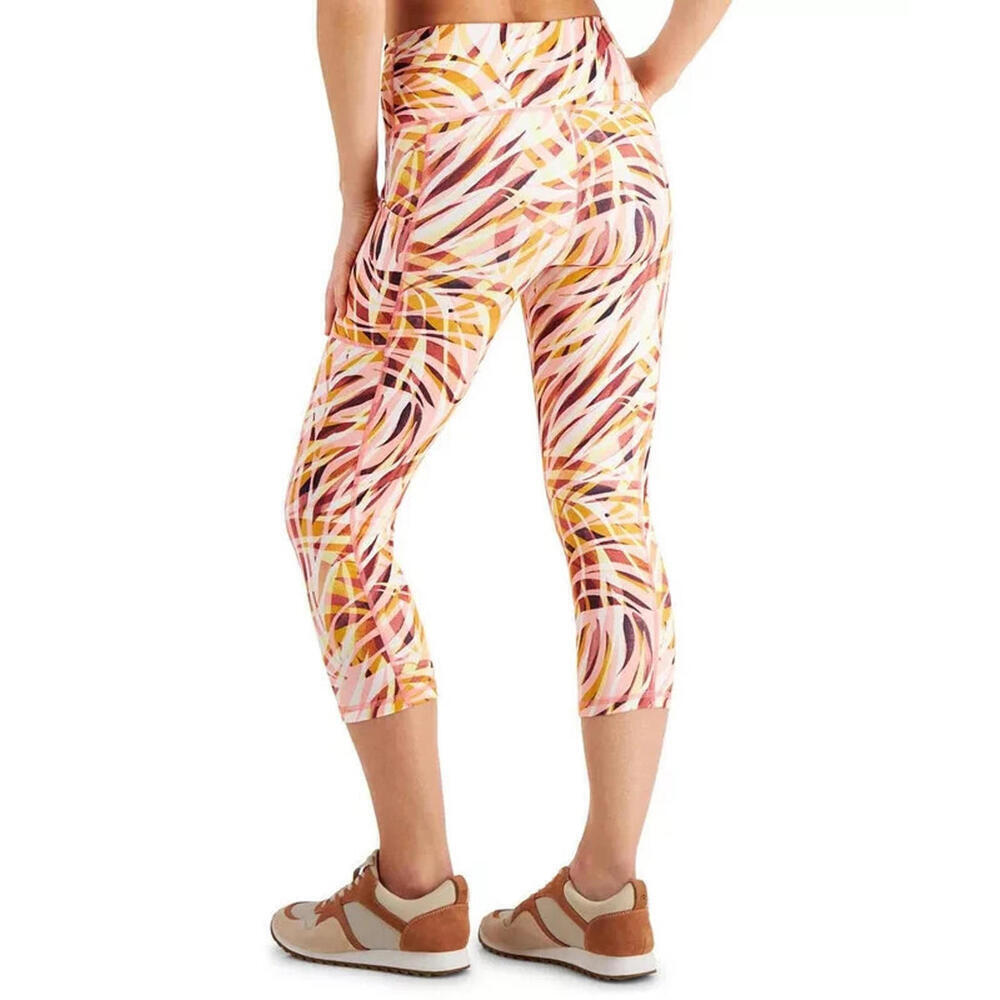 Ideology Women's Performance Printed Cropped Leggings S - Picture 3 of 4